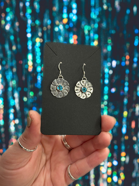 Vintage-inspired Turquoise earrings