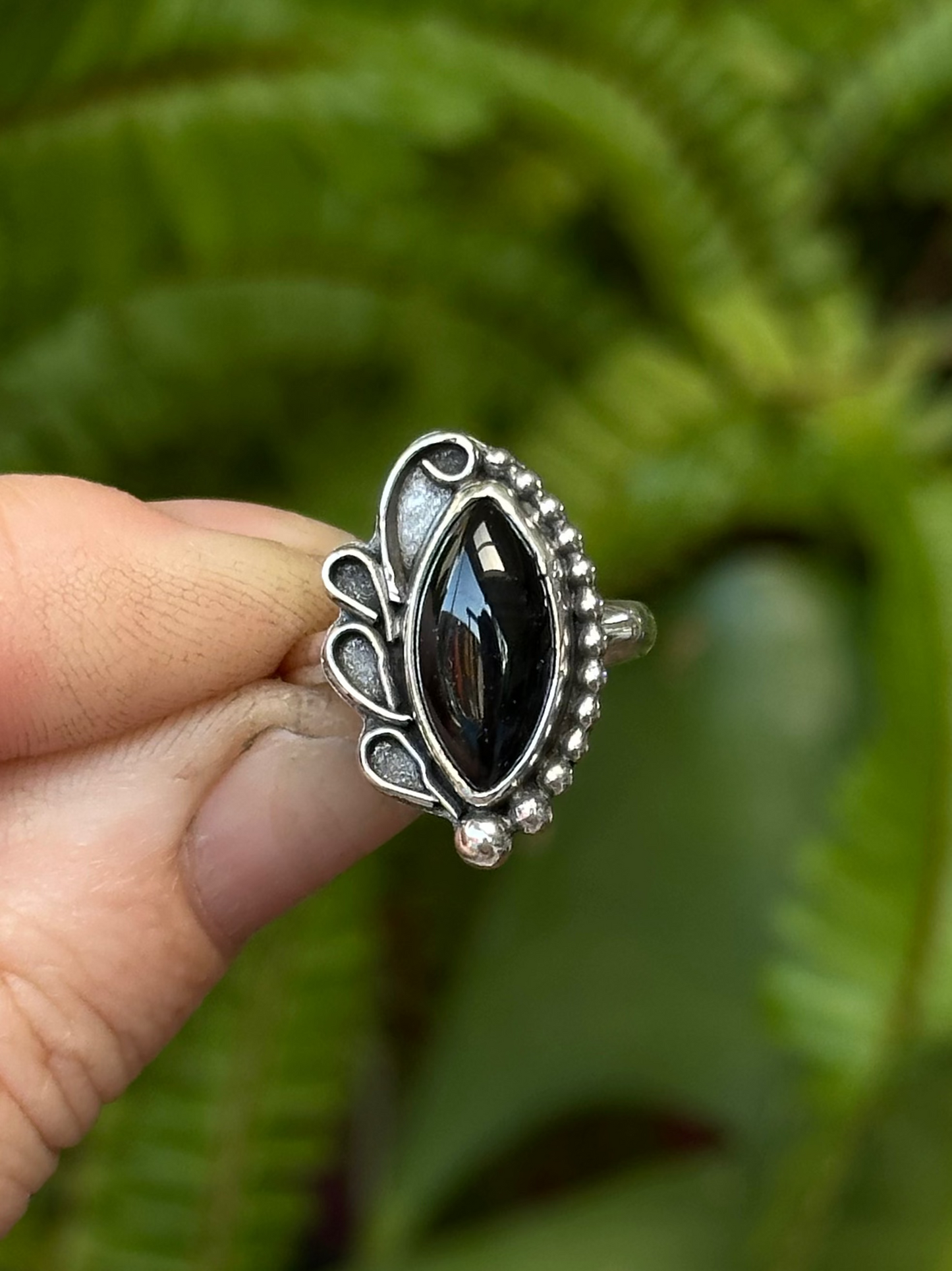 Ornate Onyx Ring