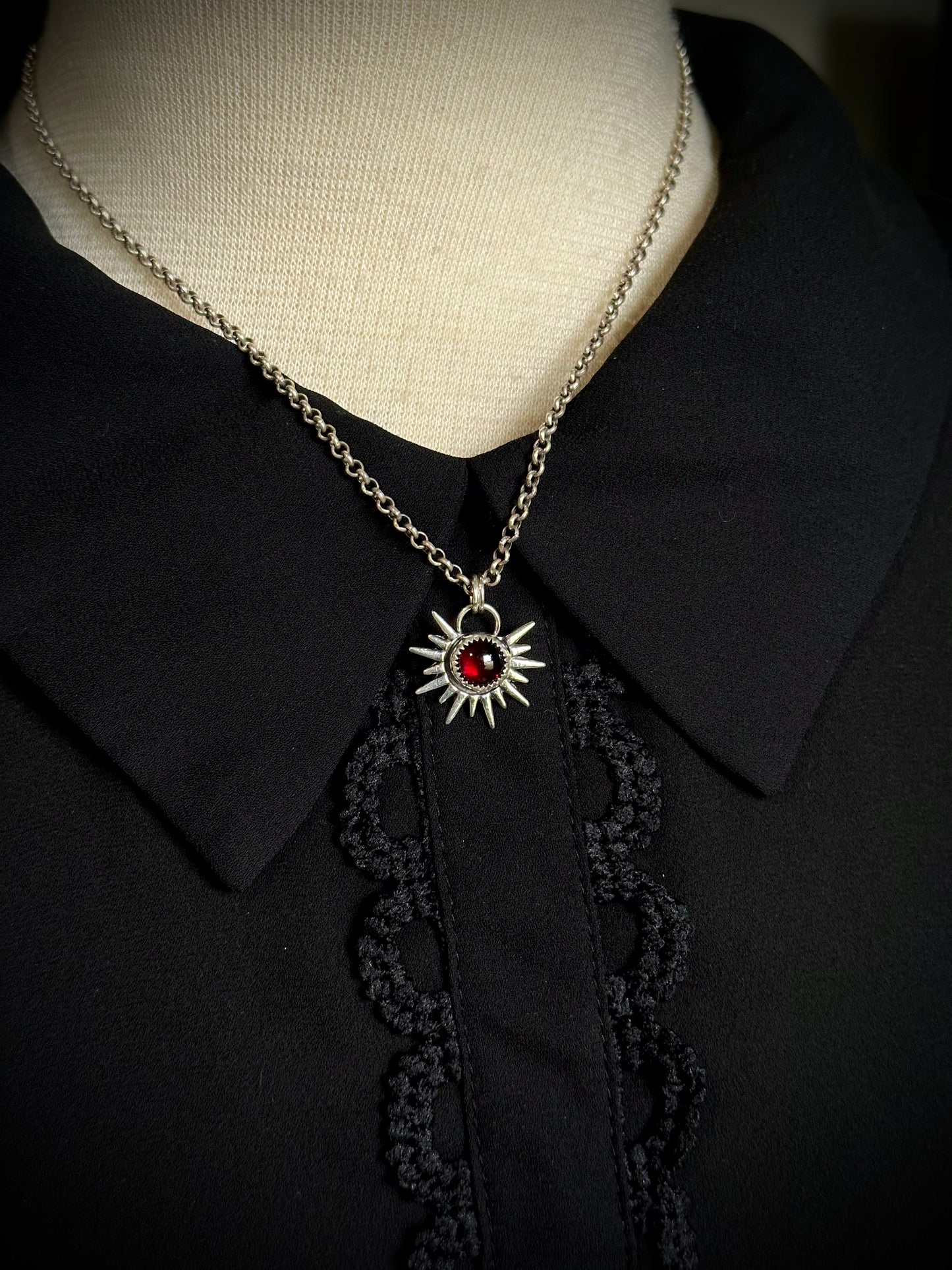 Spike-Burst Necklace
