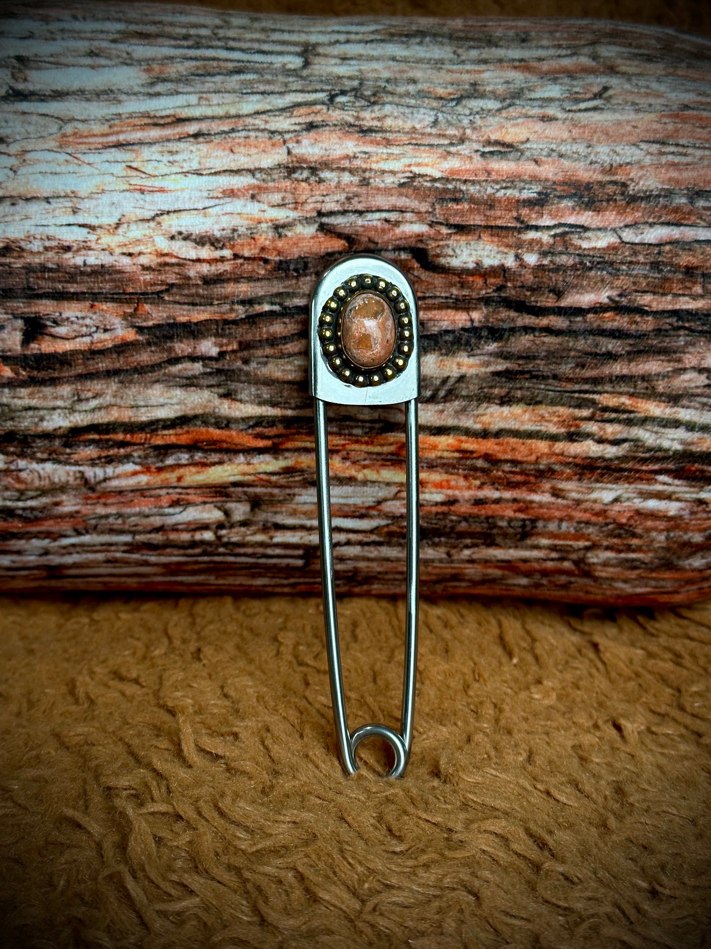 Mexican Fire Opal - Jumbo Pin