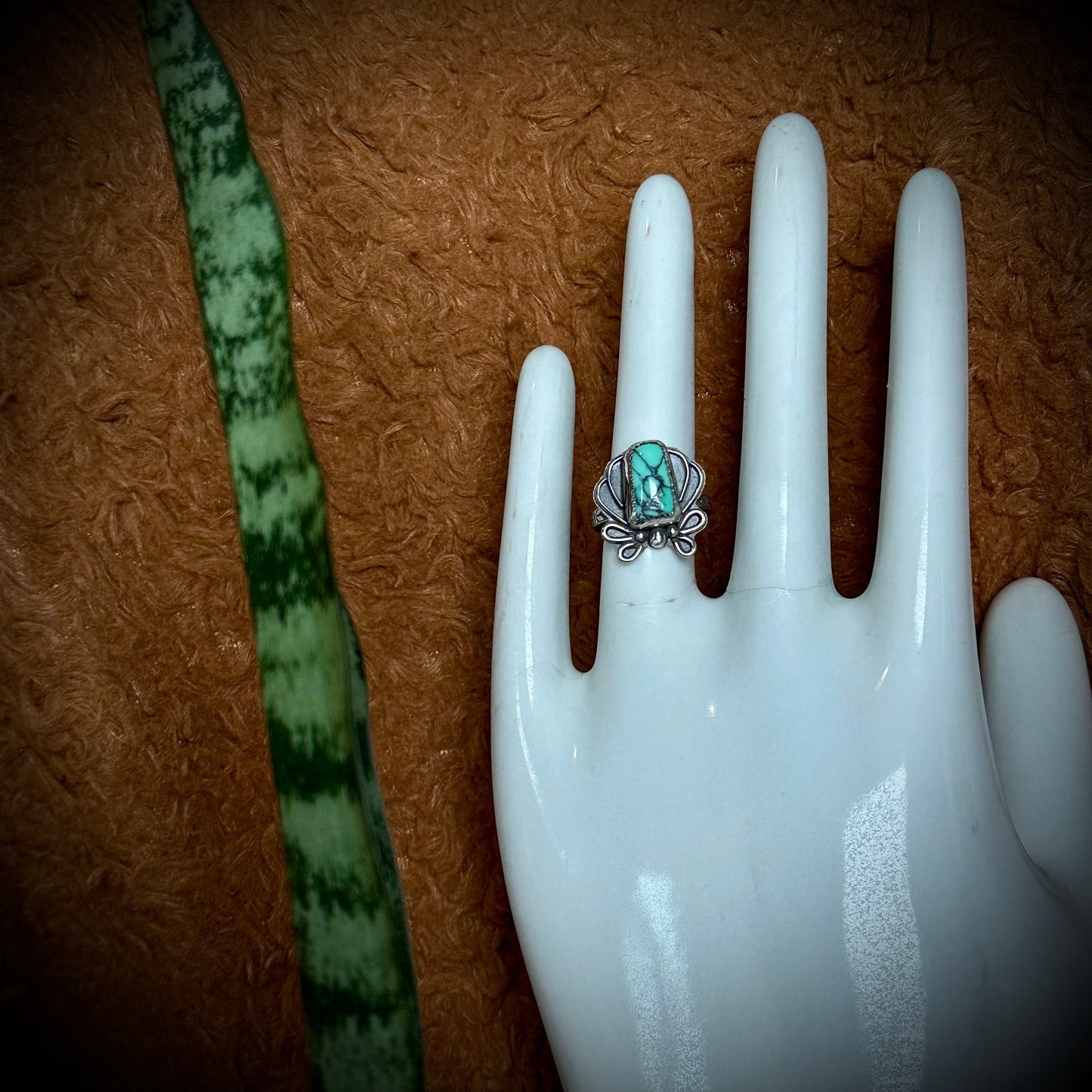 Ornate Variscite Ring