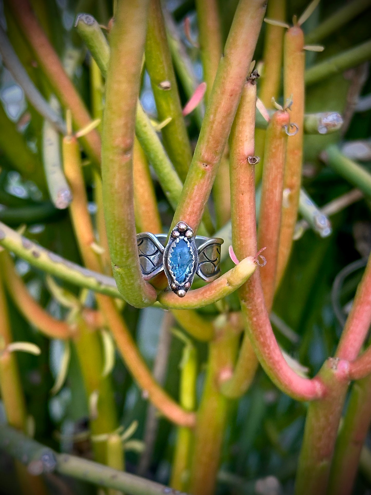 Blue Kyanite Ring