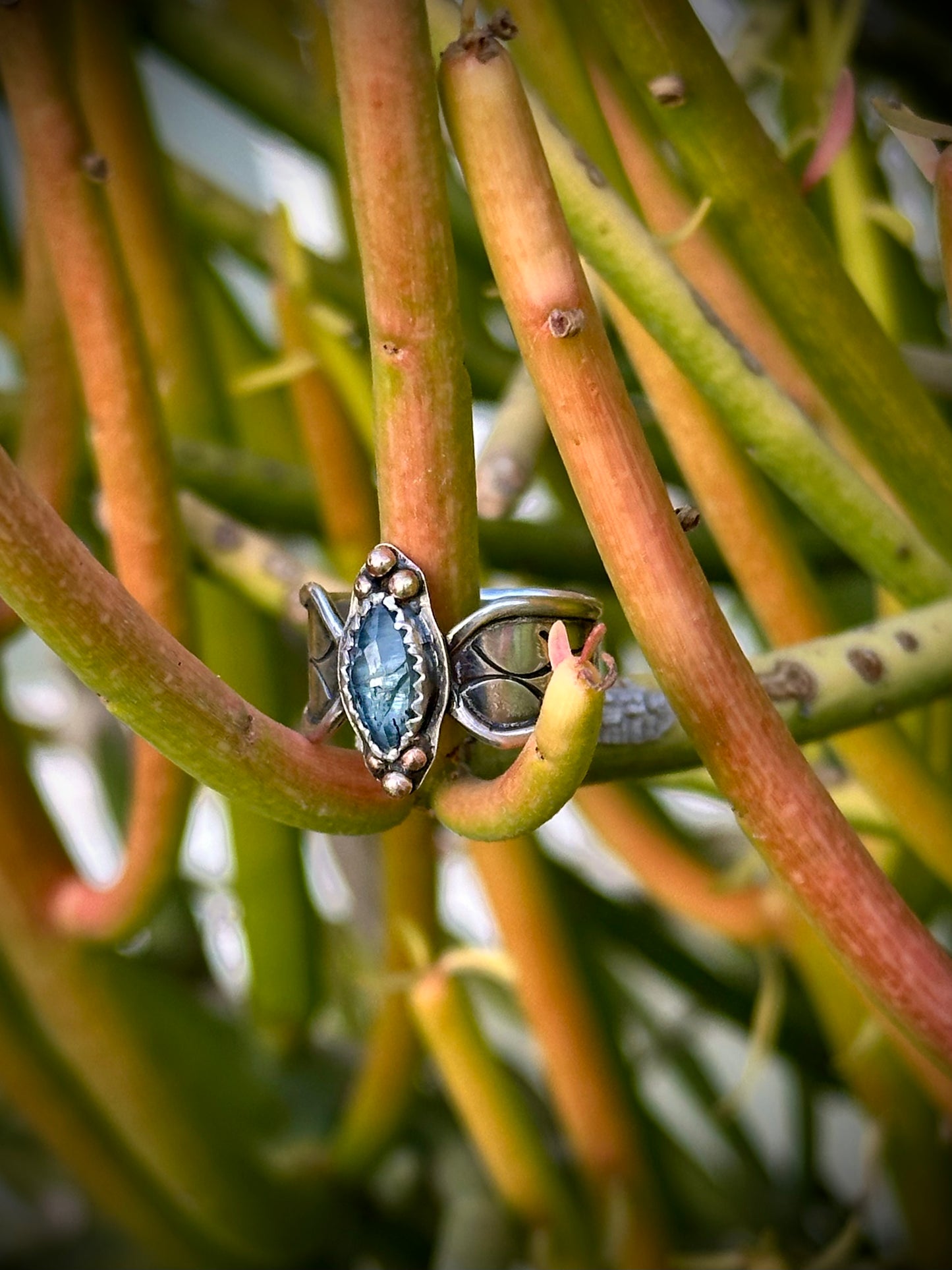 Blue Kyanite Ring