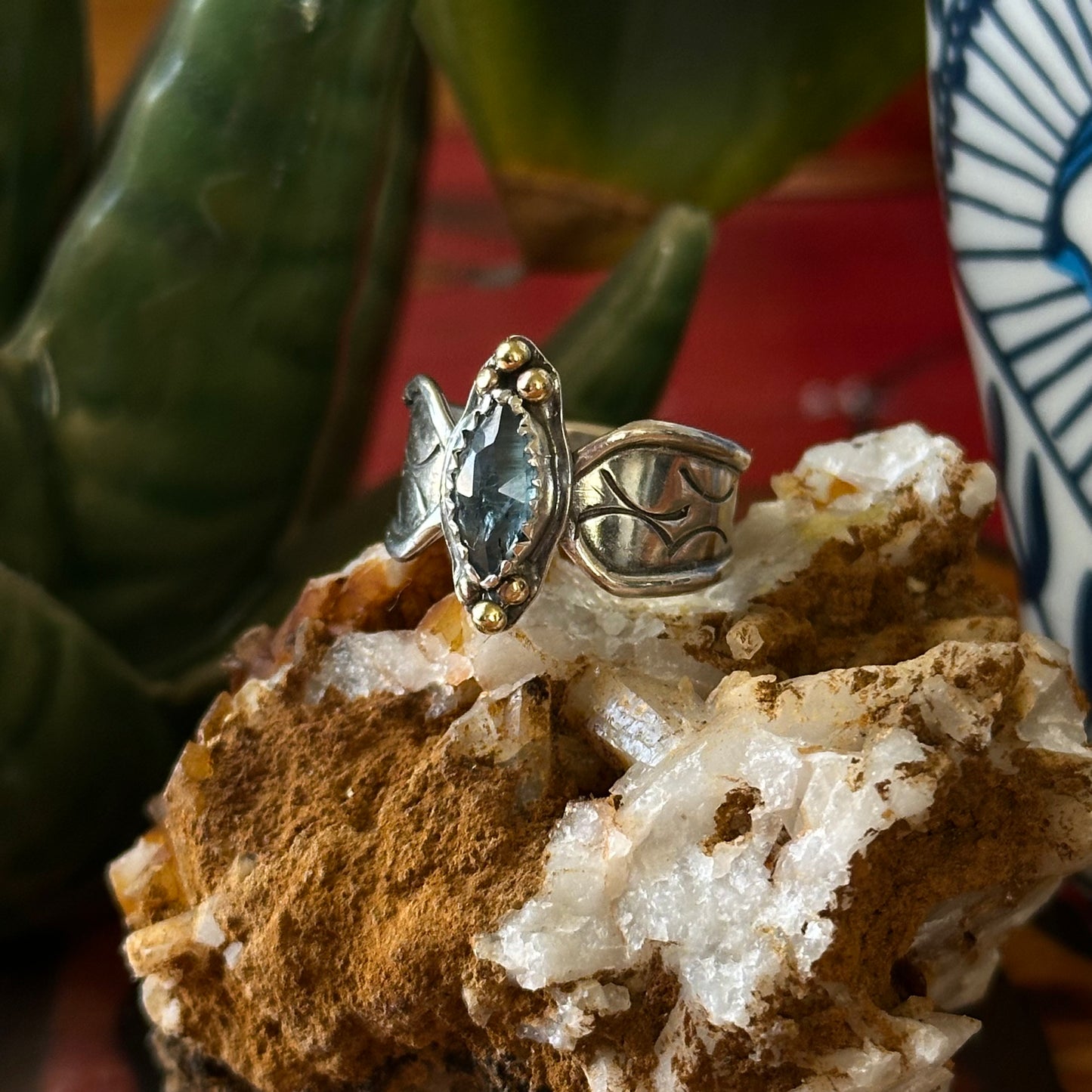 Blue Kyanite Ring
