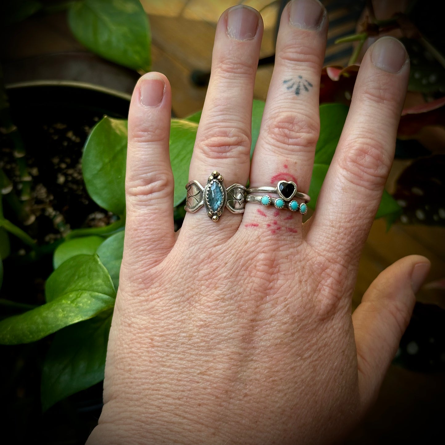 Blue Kyanite Ring