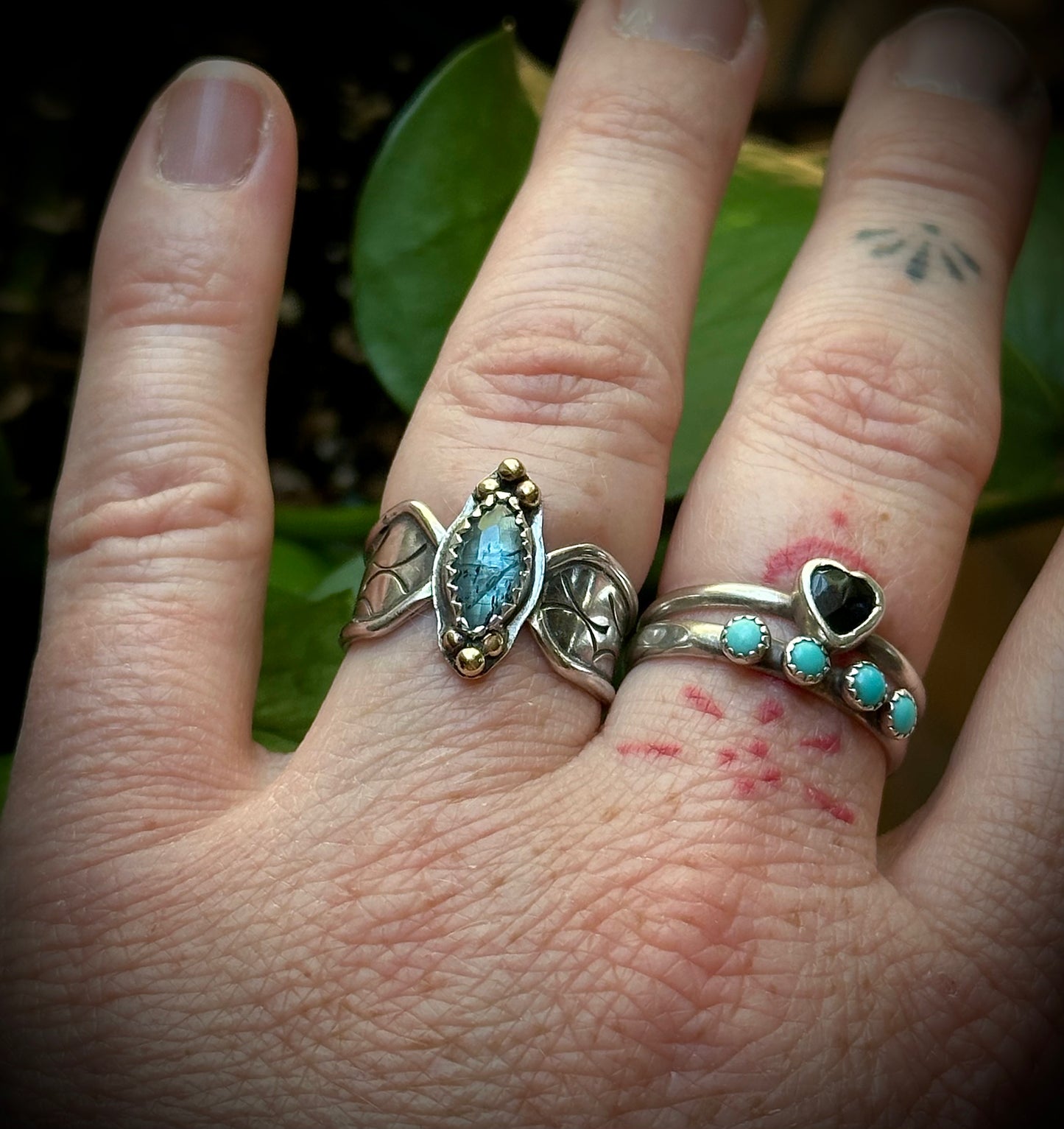 Blue Kyanite Ring