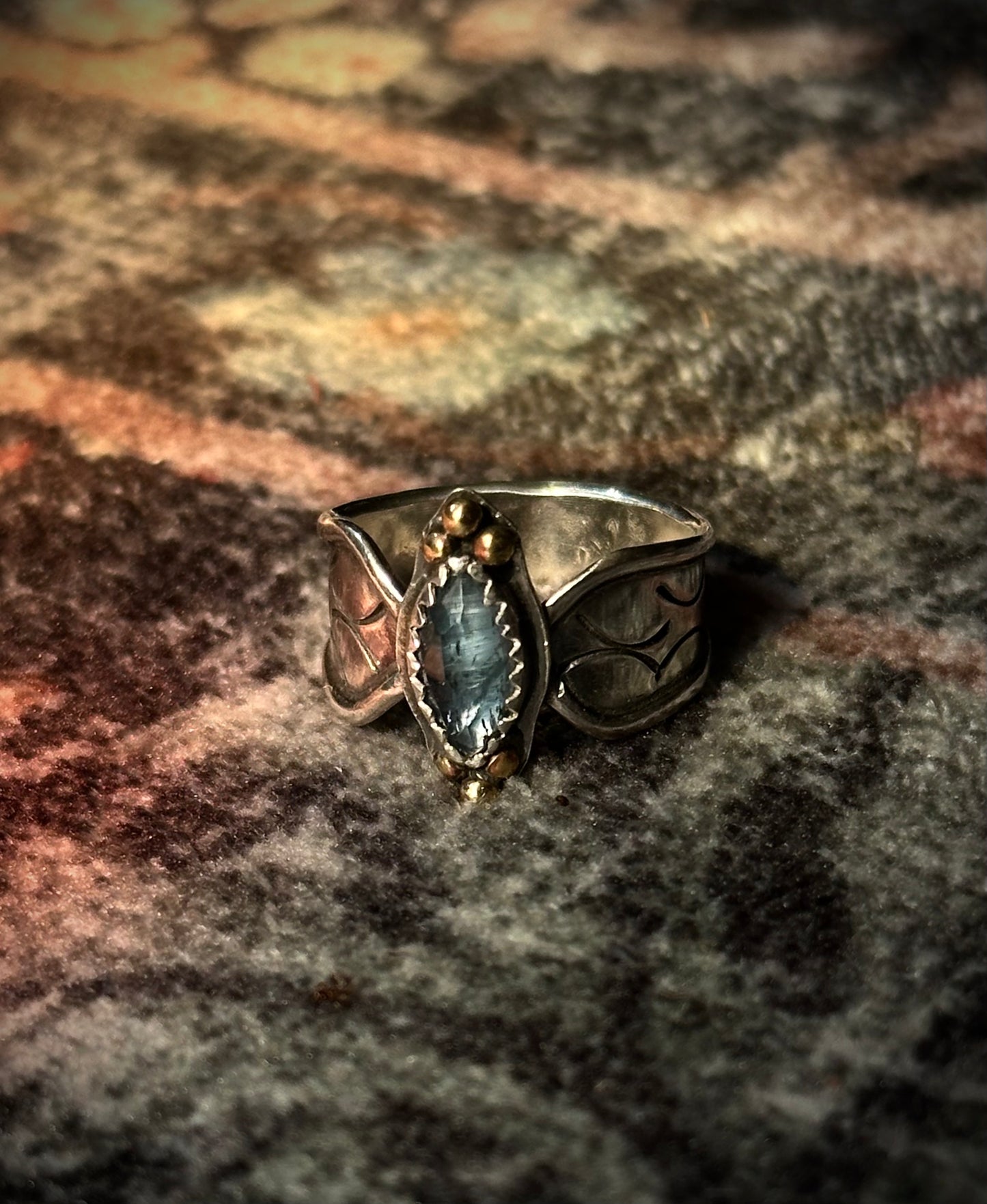 Blue Kyanite Ring