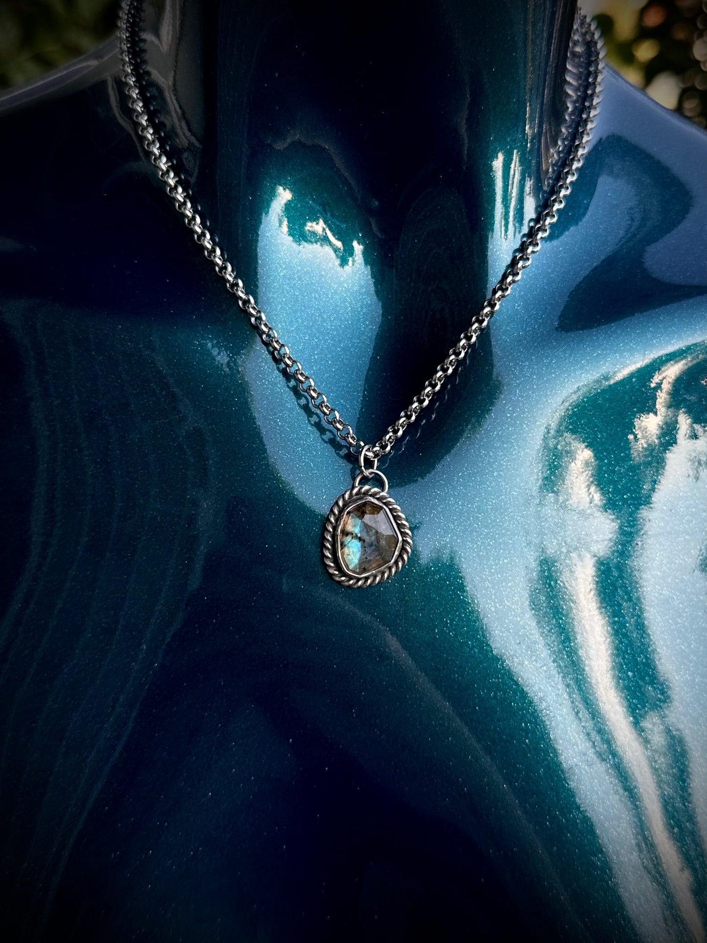 Labradorite necklace