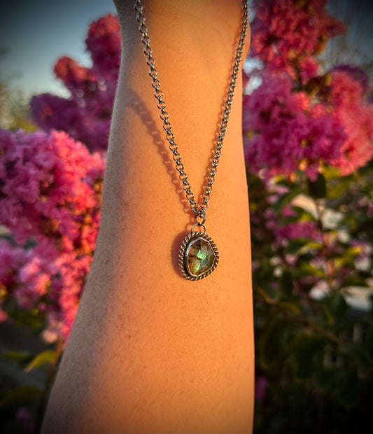 Labradorite necklace