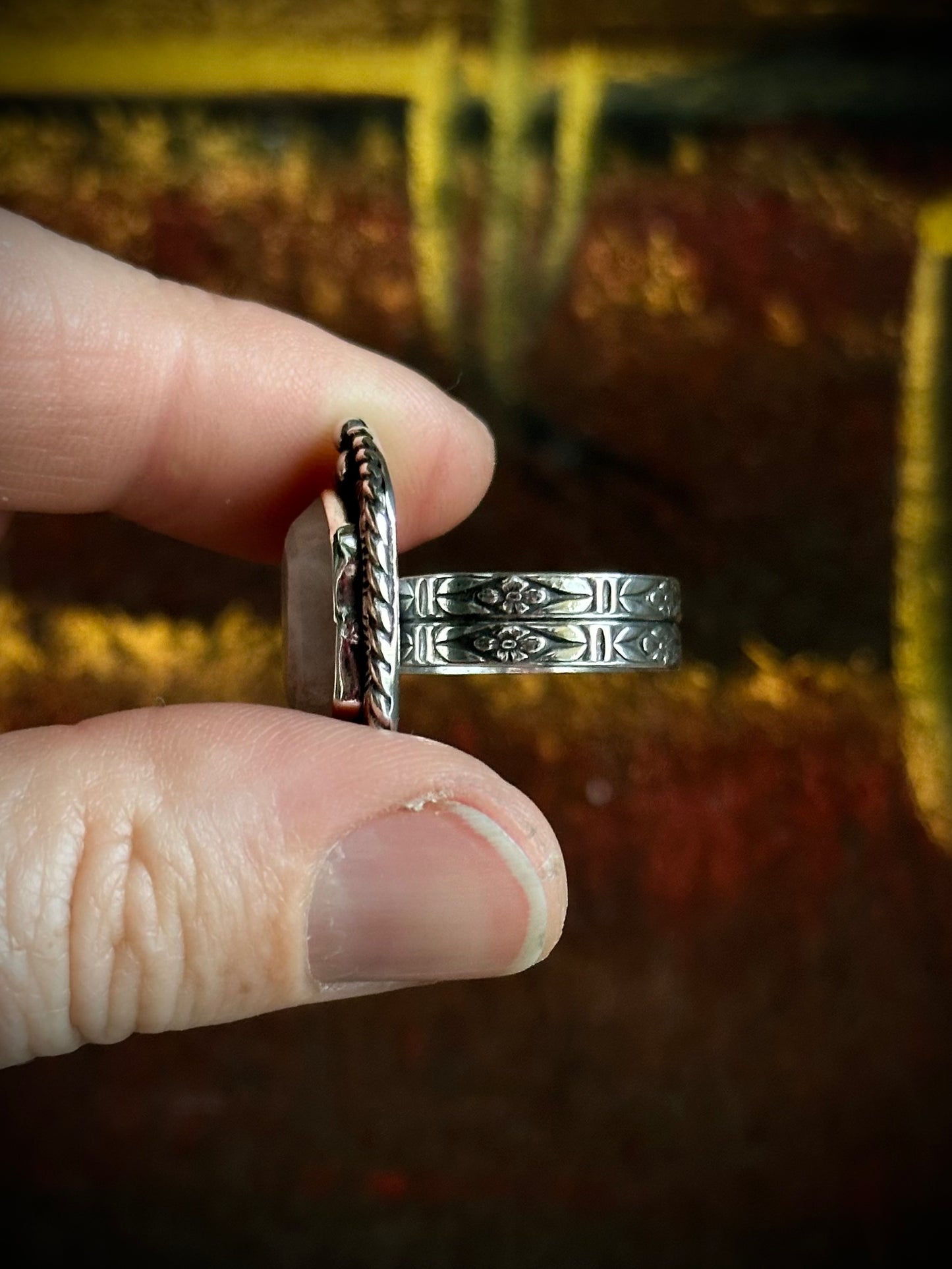 Moonstone ring