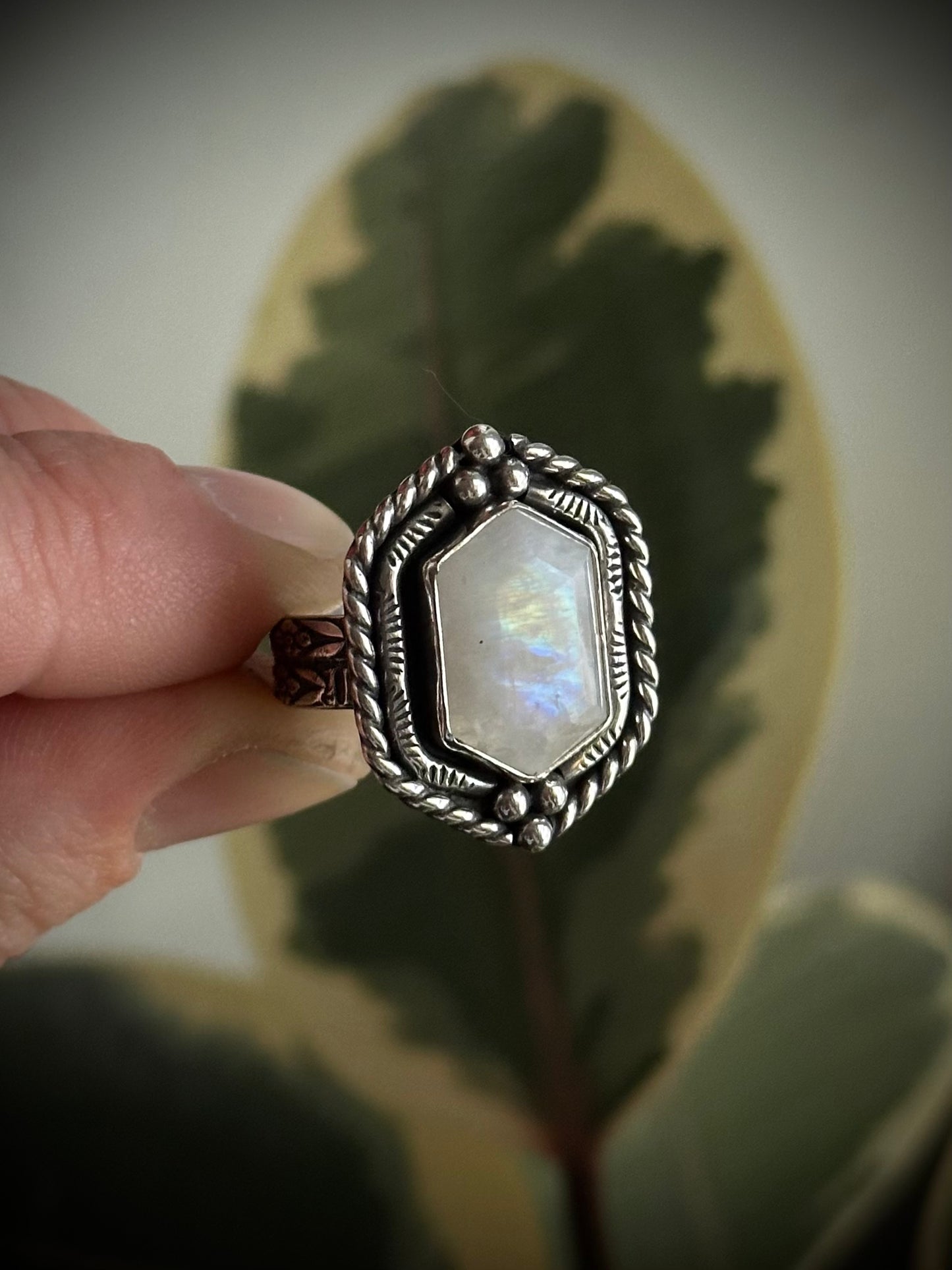 Moonstone ring