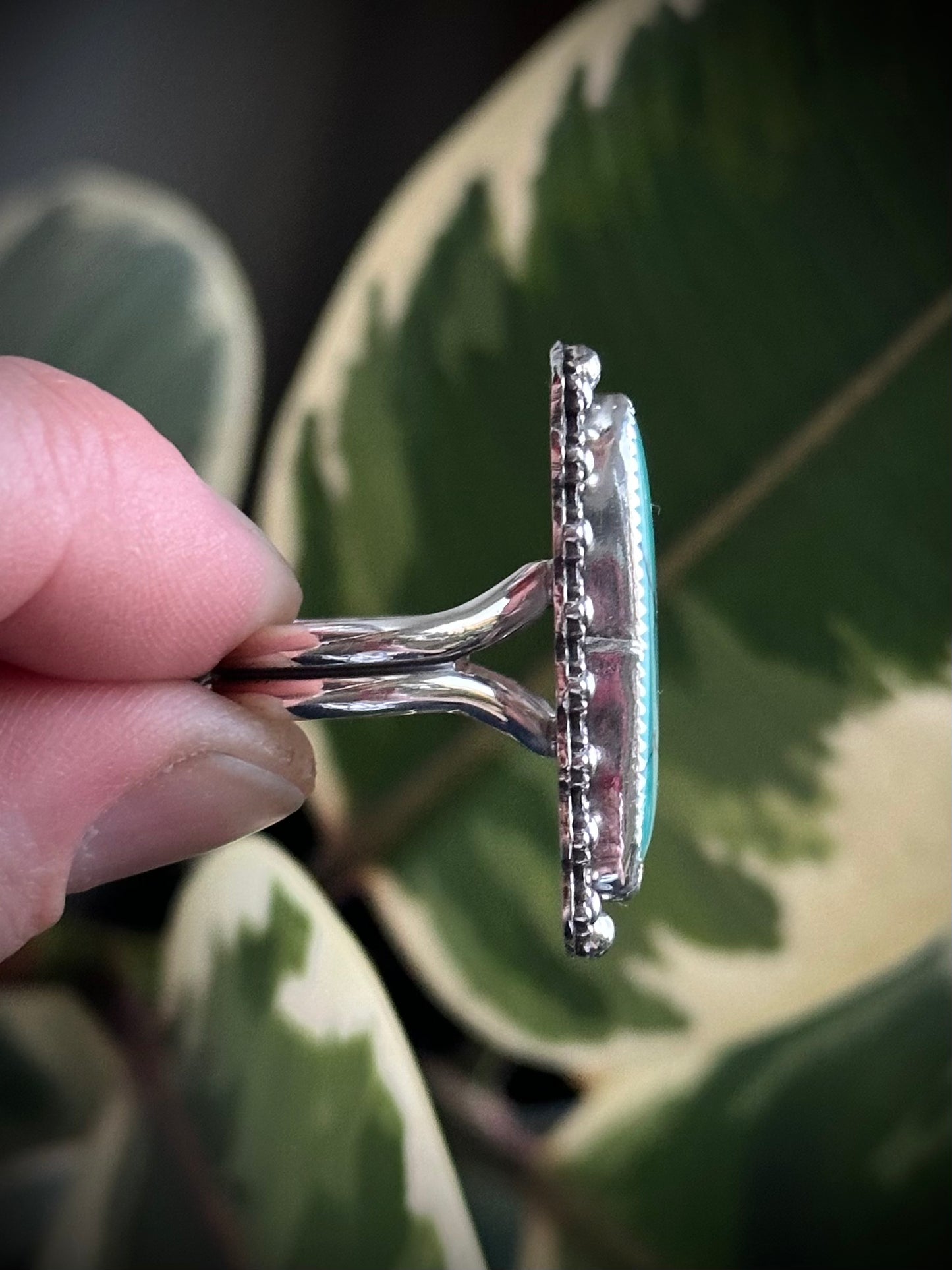 Hubei Turquoise Statement Ring