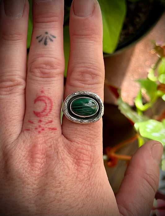 Malachite Ring