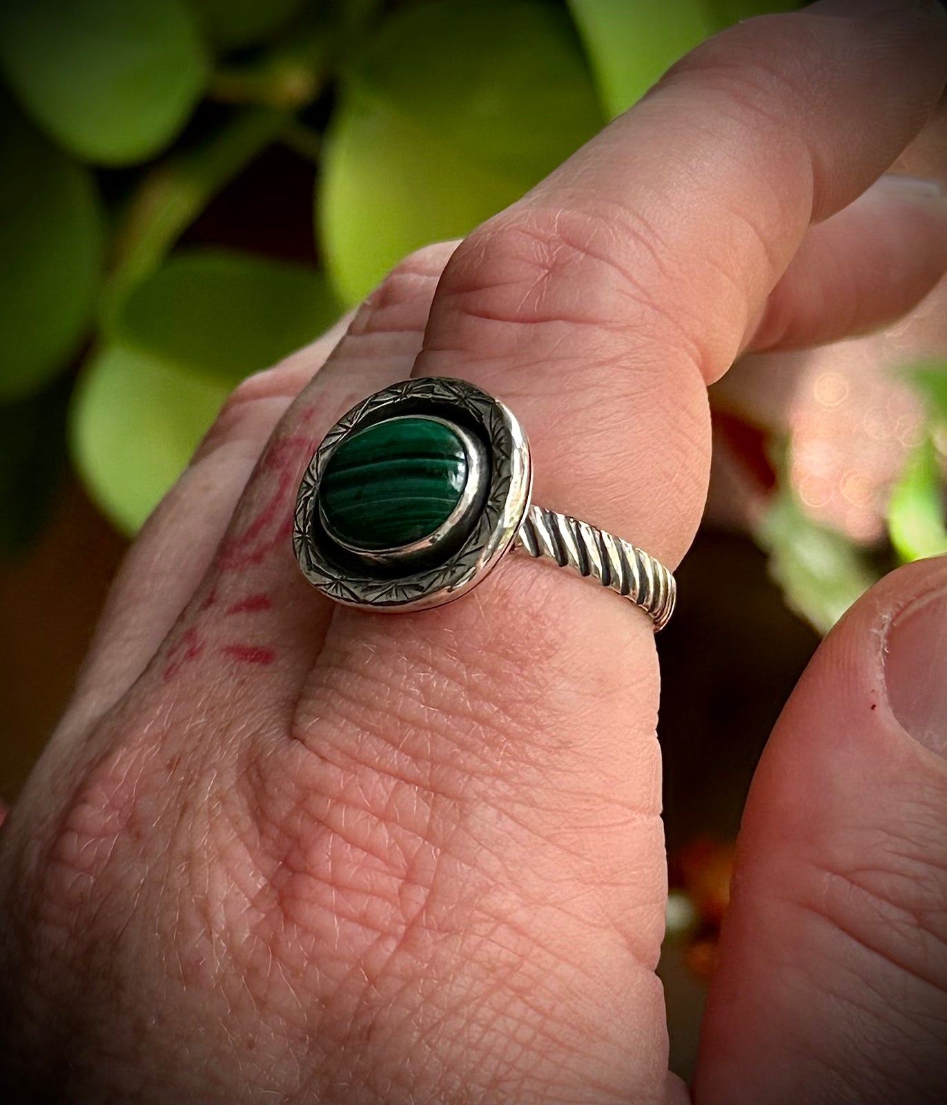 Malachite Ring